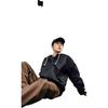 Anta Comfortable Casual Simple Loose Hooded Jacket Men Jackets Basic-Black 952438603-3