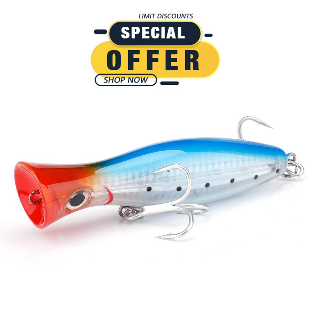 Limited Special Offer 12cm 44g Floating Topwater Artificial Hard Bait Sea Fishing Big Popper Lures