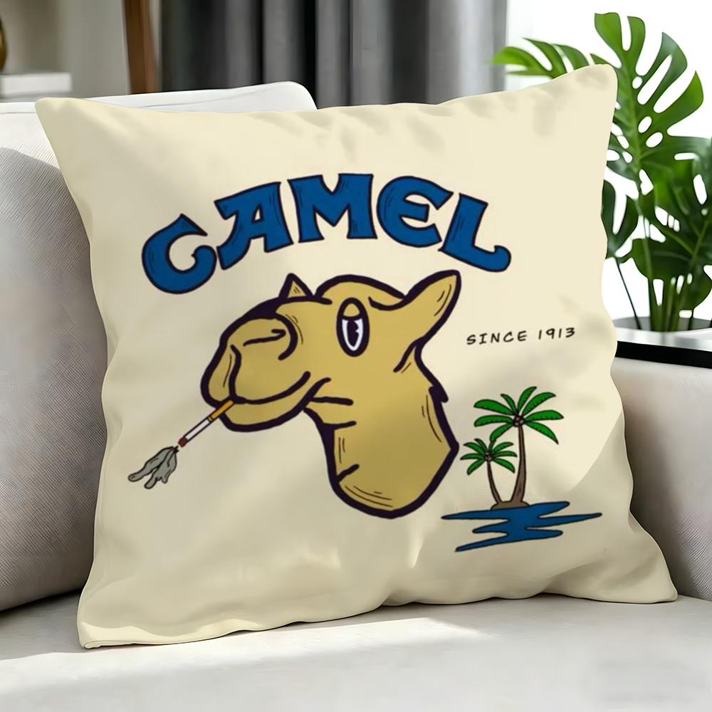 Cigarette Camel Cushion Cover Cushion Cover Set 4Pcs 50X50 45X45 40X40 Pillowcase Decorative Sofa Home Decor