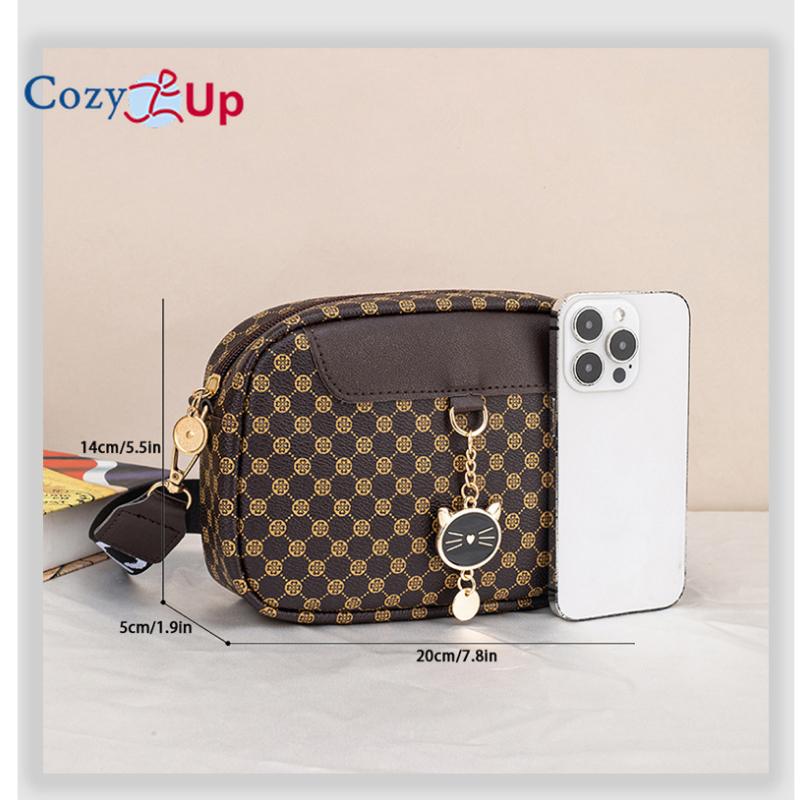 Уютная женская сумка через плечо на одно плечо с персонализированным украшением — фото 4