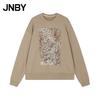 JNBY Moletom Solto com Estampa Floral Outono 2025