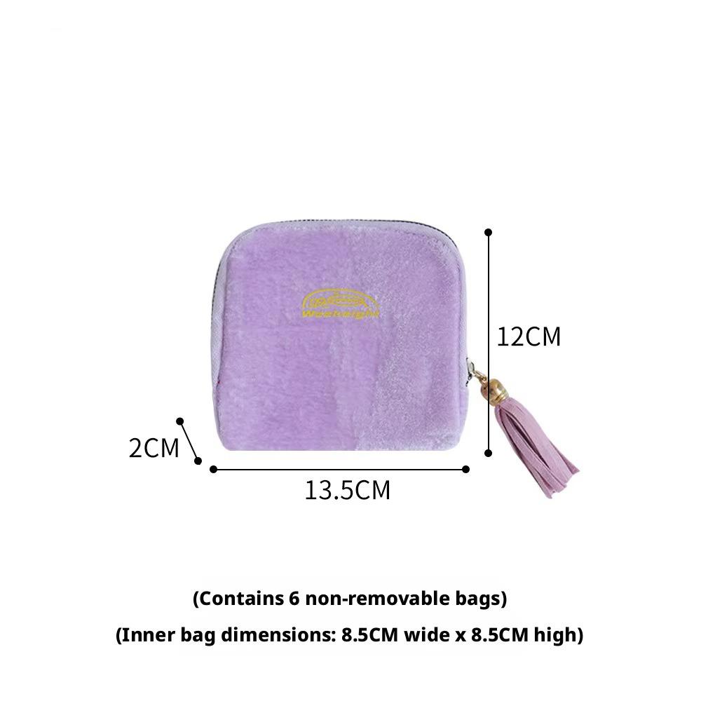 Velvet Jewelry Organizer Bag Travel Jewelry Case for Necklaces Bracelets Rings Earrings