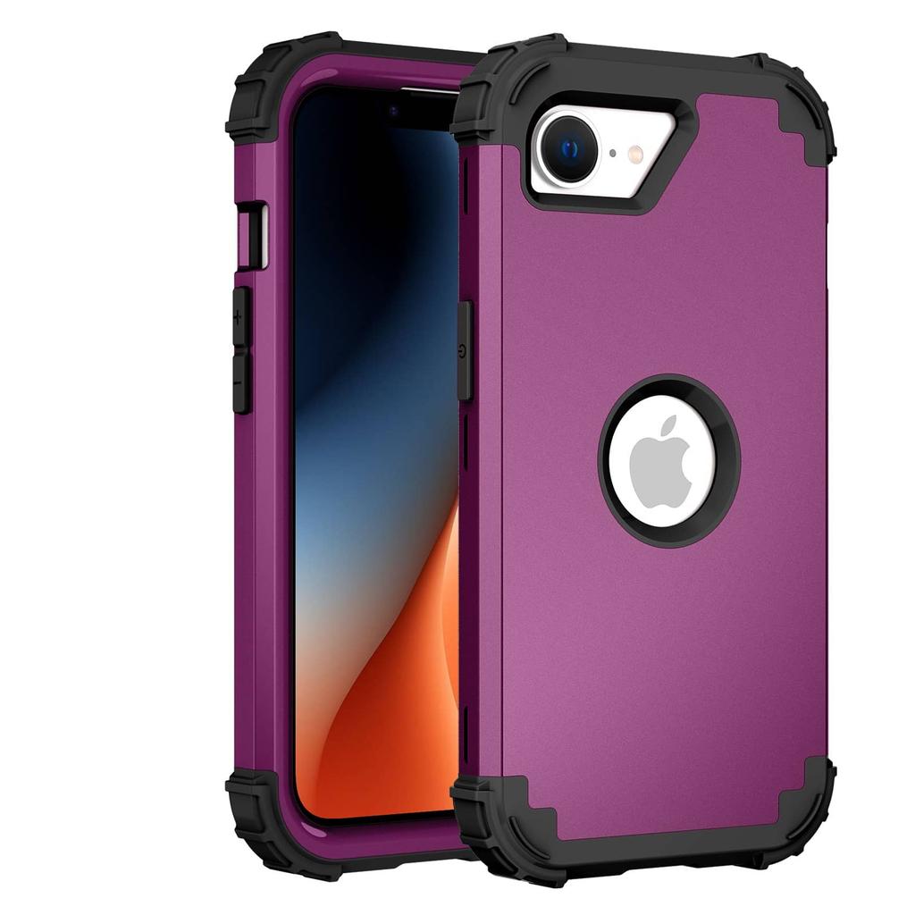 For iPhone 16e Case 3 in 1 Shockproof Heavy Duty Hybrid Sturdy High Impact Protective Cover Case for iPhone 16e 6.1 inch 2025