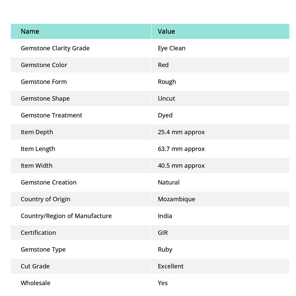 Natural Pink Ruby Rough Uncut Huge Size 427.10 Ct CERTIFIED Loose Gemstone R-12-R