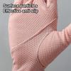 1Pair Wave Point Summer Driving Non-slip Sunscreen Outdoor Touch Screen Breathable Half-finger Gloves Soft Anti UV