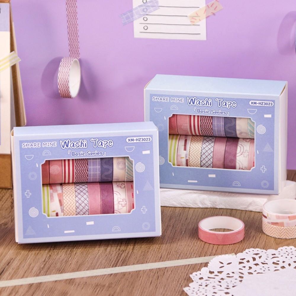 20 Rolls Washi Tape Set 10mm Wide 2m Long Decorative Tape Colorful Washi Tape for Gift Decoration
