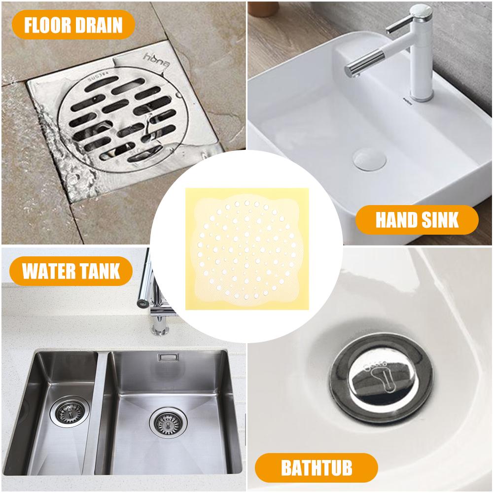 5/10PCS Disposable Floor Drain Sticker