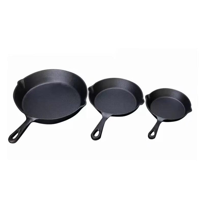ZISIZ Non-Coated Composite Steel Frying Pan Set