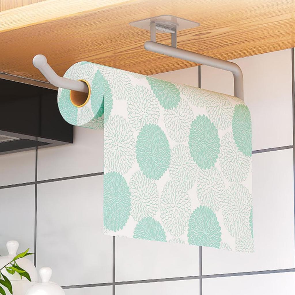 Papierhandtuchhalter, Lappenhalter, stanzfreier Küchen-Ölabsorptionspapierhalter, multifunktionaler Lazy-Lappenhalter-Haken