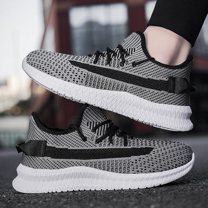 Casual shoes Sneakers Flying woven breathable mesh shoes