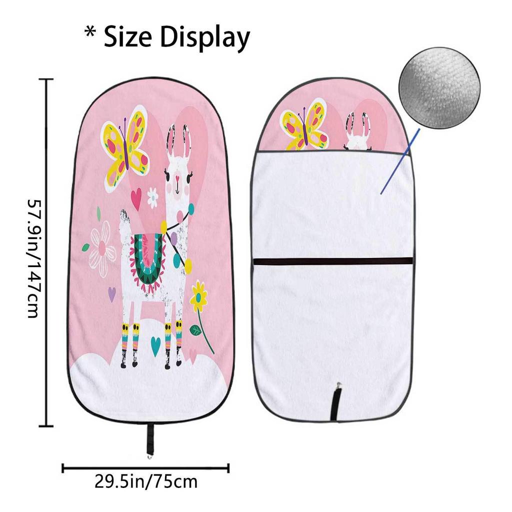 Universal All-Season Animal Front Seat Cover for Gym & Workout