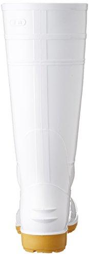 Fukuyama Rubber Galore 1 Long Oil-Resistant Boots with Steel Toe Cap (Toe Cap), White, Size 3L