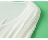 Top Pijama 100% Mătase de Dud cu Decolteu Rotund Jos și Mâneci Dreptate de Nouă Puncte - Tricou Subțire de Vară pentru Femei