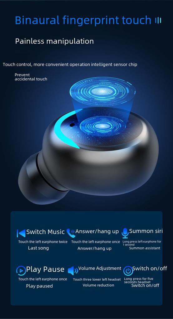 F9-5C Gaming Bluetooth Headset, M10 M90 YD03 Kabellose In-Ear TWS Bluetooth Ohrhörer