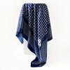 Wave headscarf women's artificial silk scarf 90 large square scarf satin shawl scarf