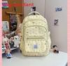 Schulrucksack für Mädchen mit Pünktchen-Schleifen-Design und wasserabweisendem Nylon für den Schulgebrauch