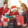 200-500Pcs Christmas Stickers Christmas Tree Santa Hat Self-Adhesive Gift Tags Pvc Gift Wrapping Seals Decals Party Decorations
