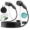 JATRHG Câble De Recharge EV 7.2KW 32Amp /Monophasée/ 8 mètres/Véhicule Électrique Et Hybride Rechargeable De Type 2 À Type 2
