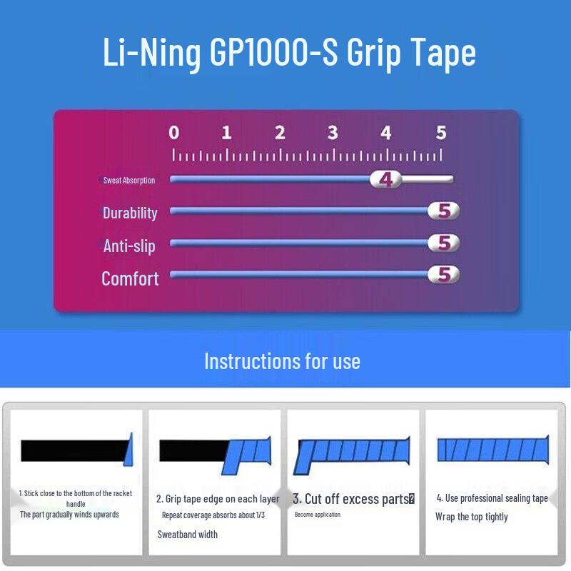 LI-NING Badminton Anti-Slip Overgrip