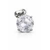 Natural White Sapphire Pendant Jewelry 21.15 Ct 925 Sterling Silver September Birthday Birthstone