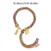 Tibetan Style Hand Woven Prayer Bracelet Mini Tibetan Buddhist Mantra Hand Prayer Wheel Bracelets Thangka Meditation Jewelry