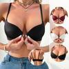 European and American Seamless Push-up Front Clasp Bra with Underwire Sexy Bra