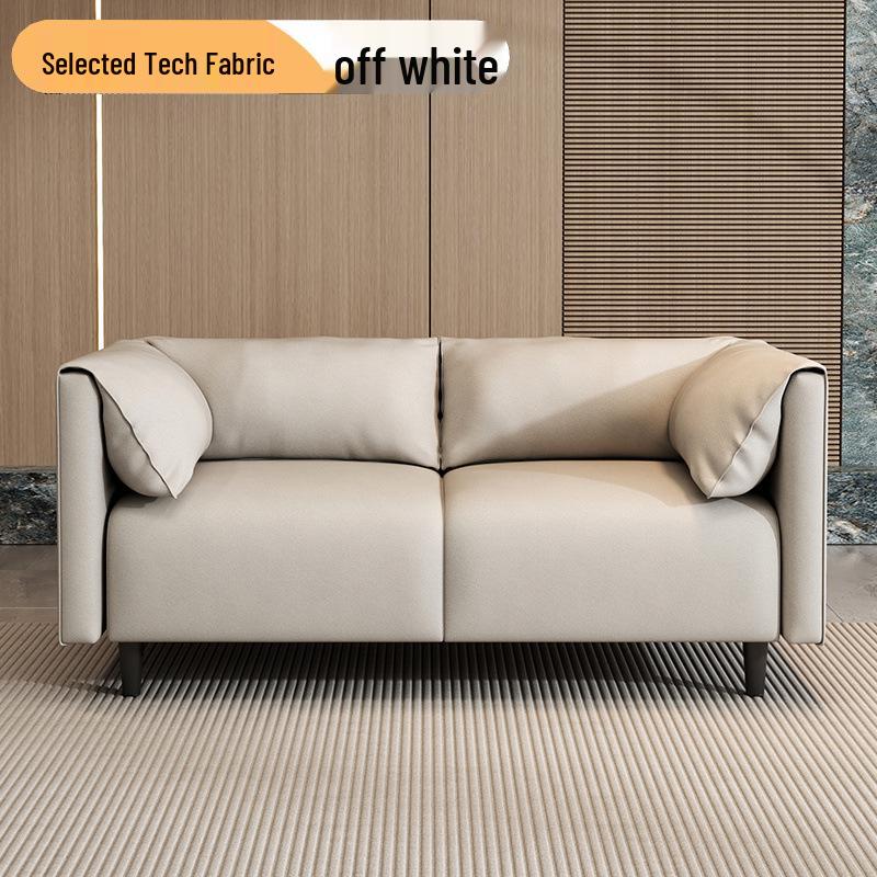 Modern Light Luxury Small Apartment Sofa - Cat Scratch Leather Fabric for Bedroom, Lounge, or Clothing Store