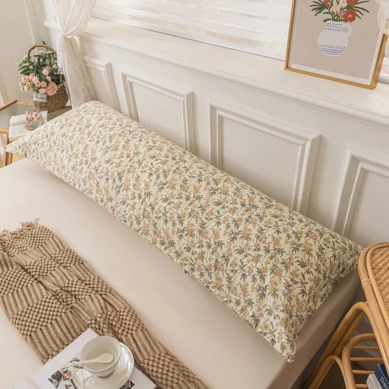 1 Pc Lover Printed Long Pillowcase Decorative for Home,Pillowcases for Bed of 150 Cm,Double Lover Sleeping Pillow Cover 180 Cm