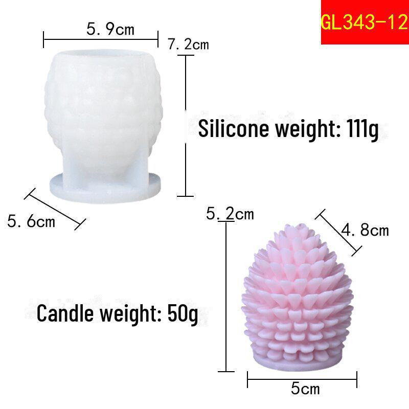 

Форма для ароматерапевтической свечи Chou Kai Pine Cone - Серия подарков своими руками на рождественскую елку