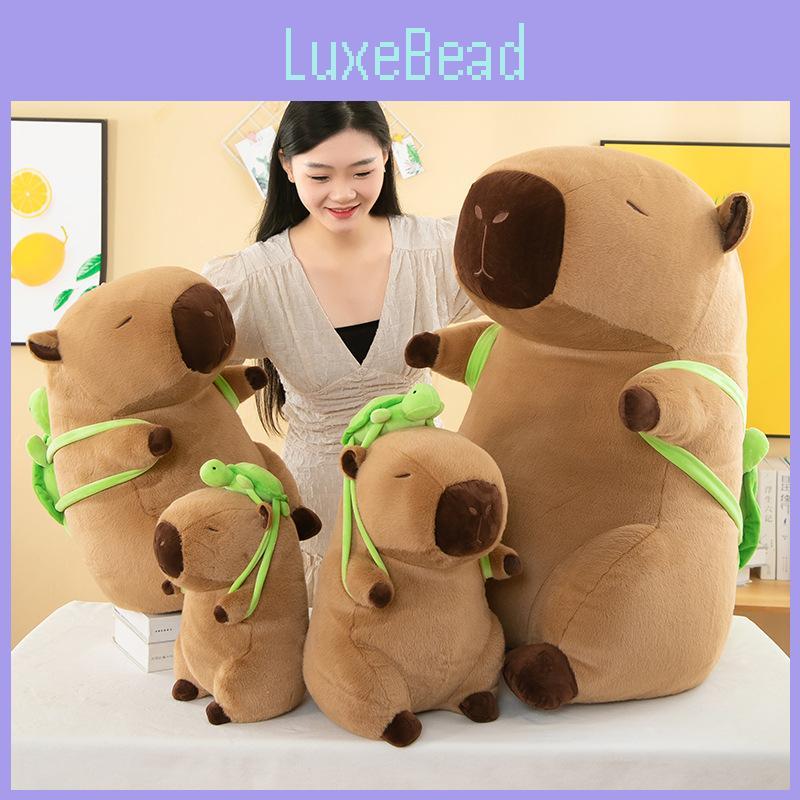 Backpack Plush Capybara Toy Stuffed Animal Doll Cartoon Kids Gift Birthday