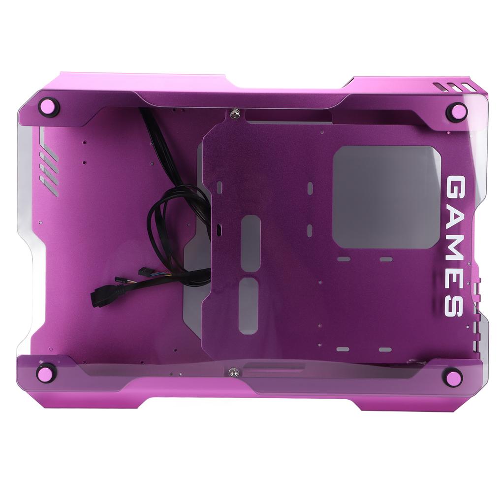 ZEAGINAL PC Case Water Cooled Unique Design Premium Material Durable Wear Resistant Anticorrosion USB3.0 ATX Case