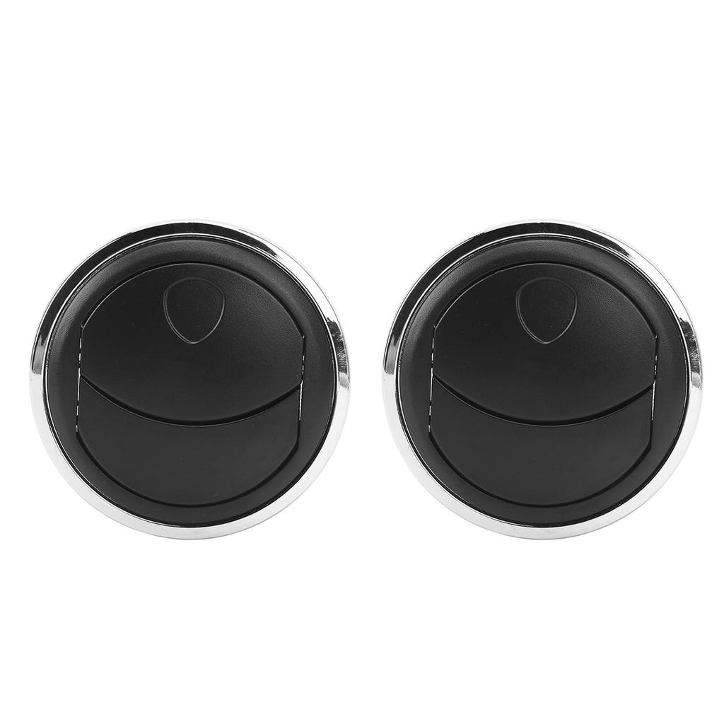 RV Air Conditioner Vent 2 Pcs Adjustable Roof Round Vent Ventilation Outlet for Car Yacht Bus Truck
