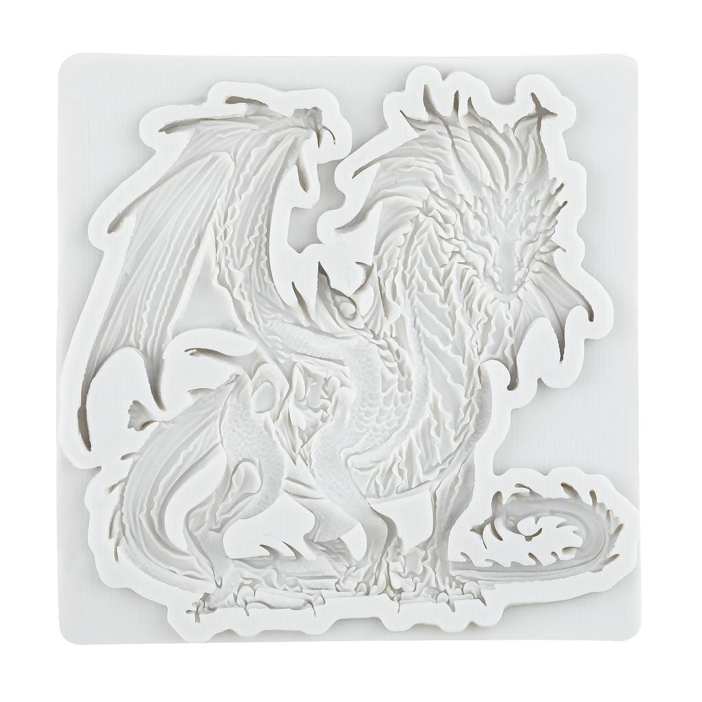 Dragon Silicone Molds Dragon Fondant Mold Cake Decorating Tools Cupcake Topper Candy Chocolate Gumpaste Mold