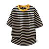 Camiseta Masculina de Verão Solta de Manga Curta Camiseta Casual Masculina com Gola Redonda