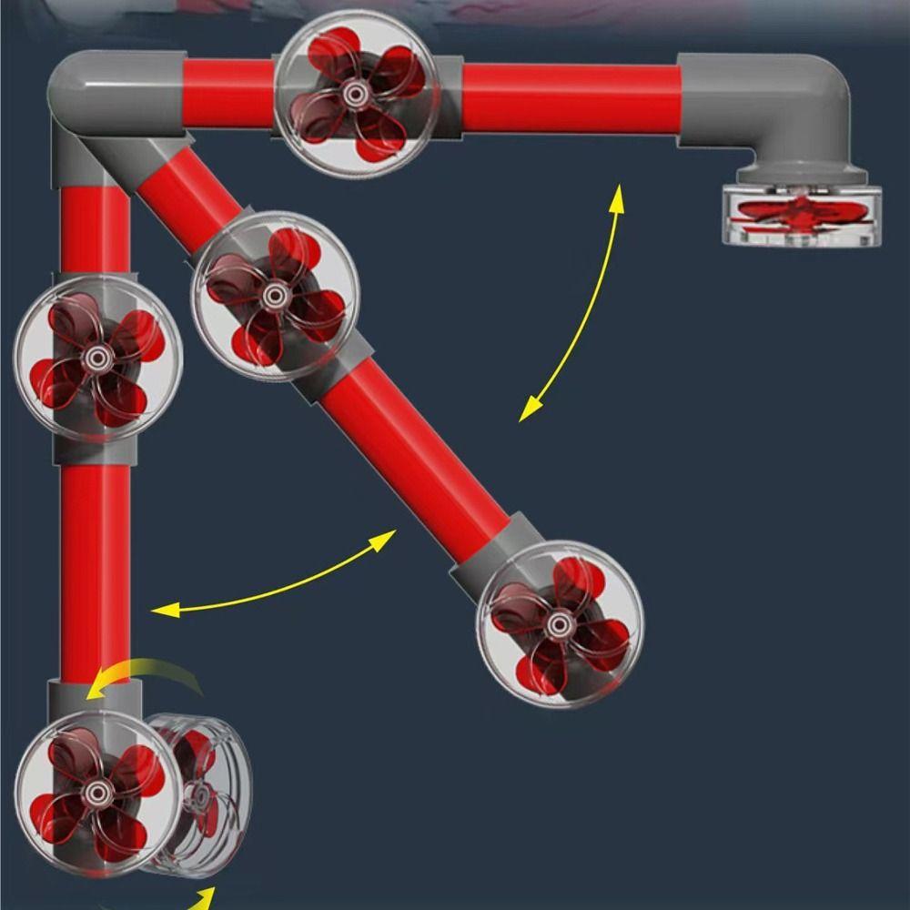 20MM/25MM Auto-Rotating Fan Kit Removable Simple Fish Tank Outlet Fan Plastic Aquarium Filter Screen Accessories