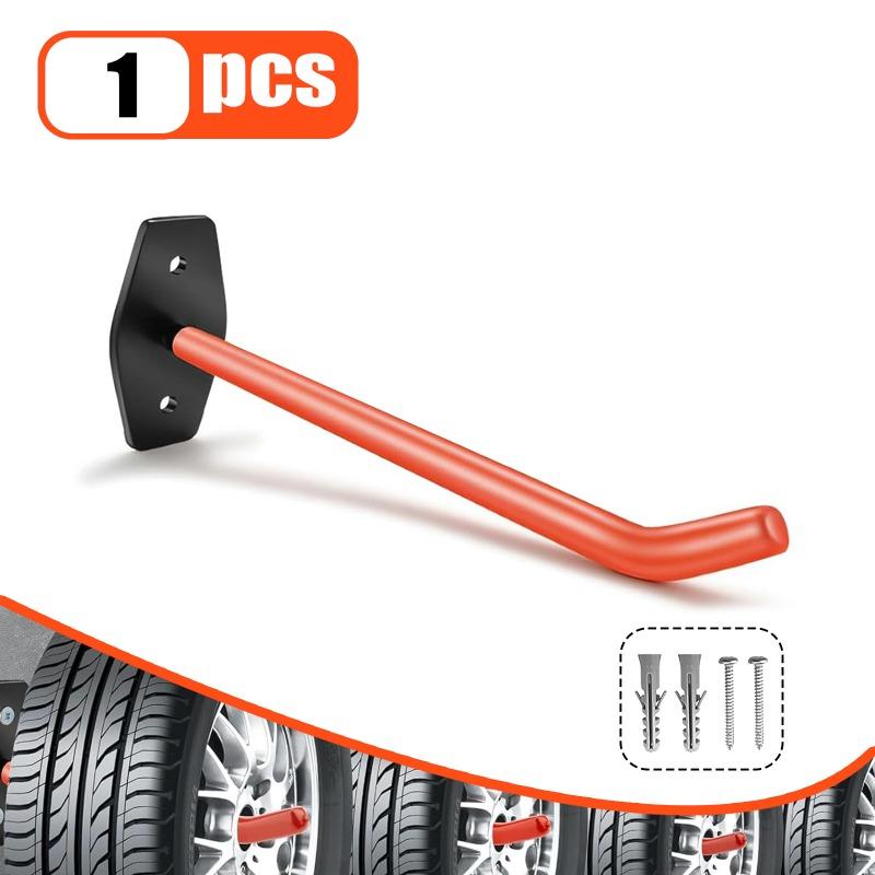 1PCS ladder garage garden tool hook set, tire hook wall load-bearing storage metal tire