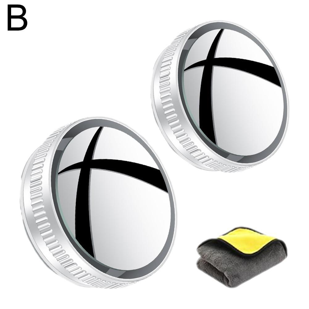 Car Rearview Mirror Wide Vision Field With No Blind Spot Adjustable Universal Safety Drive Wide Angle Rearview Car Accessories