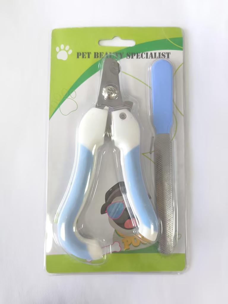 Pet Nail clippers Cat nail clippers Set with file Pet cleaning and grooming supplies Cat nail clippers