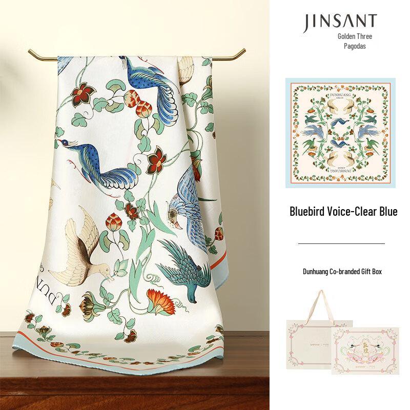 

Jinsanta x Dunhuang Museum Collection Double-Sided Silk Scarf Gift Box