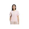 Adidas Comfortable Breathable Short Sleeve Regular T-Shirt Women tops Light-Pink JY7628