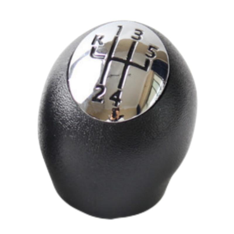 

For Renault Megane Scenic Espace Laguna Vauxhall Opel Movano Nissan Interstar ABS/Leather 5/6 Speed Car Gear Shift Knob Head ABS Chrome 5 speed