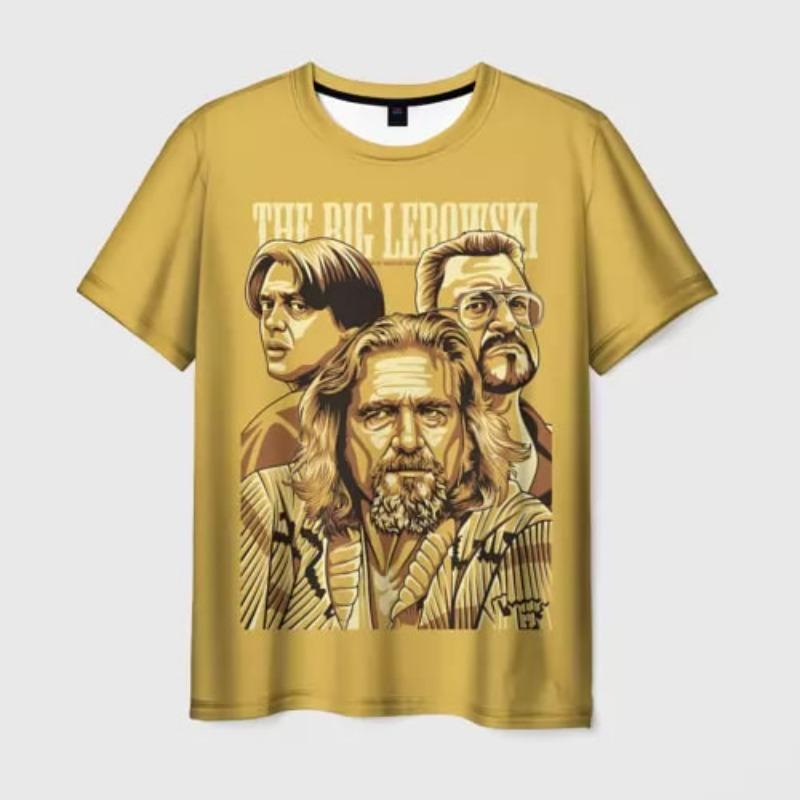 Film The Big Lebowski The Dude Tričko 3D potisk Pánské Dámské Unikátní Tričko Topy Móda Unisex Velká Velikost Streetwear Oblečení