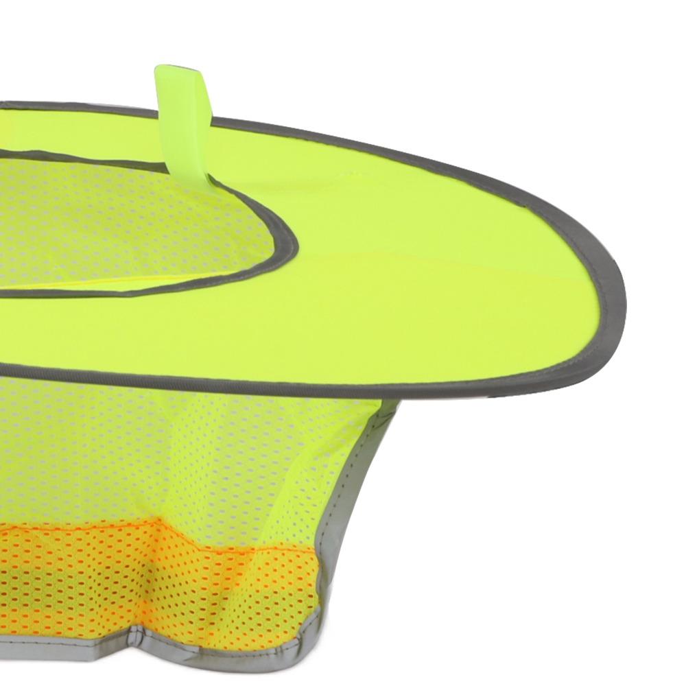 3PCS 43cm Diameter Hard Hat Sun Shield Full Brim Mesh Hat for Construction Site