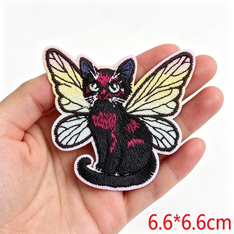 Cartoon Cute Small Animal Embroidered Iron On Patch DIY for Hats Jeans Backpack Clothing Sew Sticker Decoration Cap