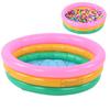 Piscine Gonflable Douce pour Enfants Piscine de Natation pour Enfants Garçon Forme Ronde Couleur Vive Bassin pour Bébé S