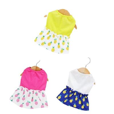 Delicate Pet Dress Dog Skirt Pet Dress Dog Sundresses Pineapple Dress Beach
