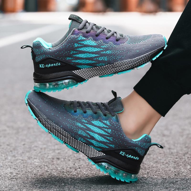 Professional marathon ultra-light air cushion running shoes Marathon 46 plus size INS runway shock absorbing sneakers