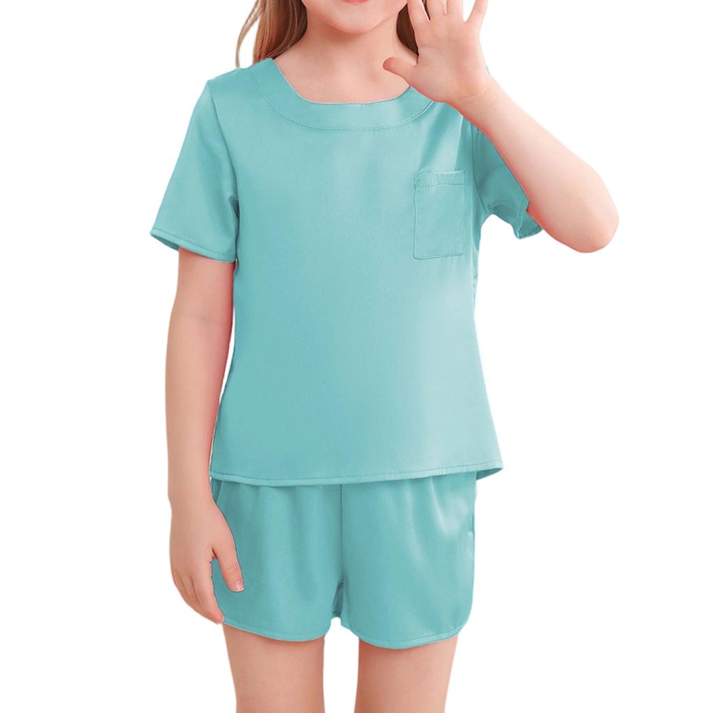 Children's Sleepwear 2-piece Home Clothes Short Sleeve Shorts Sleepwear Set