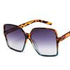 Fashion Women Oversize Sunglasses Gradient Plastic Brand Designer Female Sun Glasses Uv400