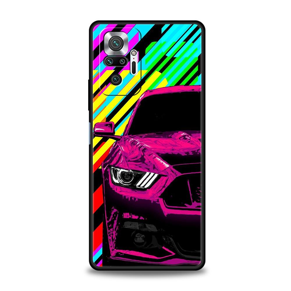 Handyhülle für Xiaomi Redmi Note 12 10 11 9 8 Pro Plus 9S 7 8T 9T 9A 8A 9C K40 Gaming Soft Cover JDM Sportwagen Lampe Flugzeug